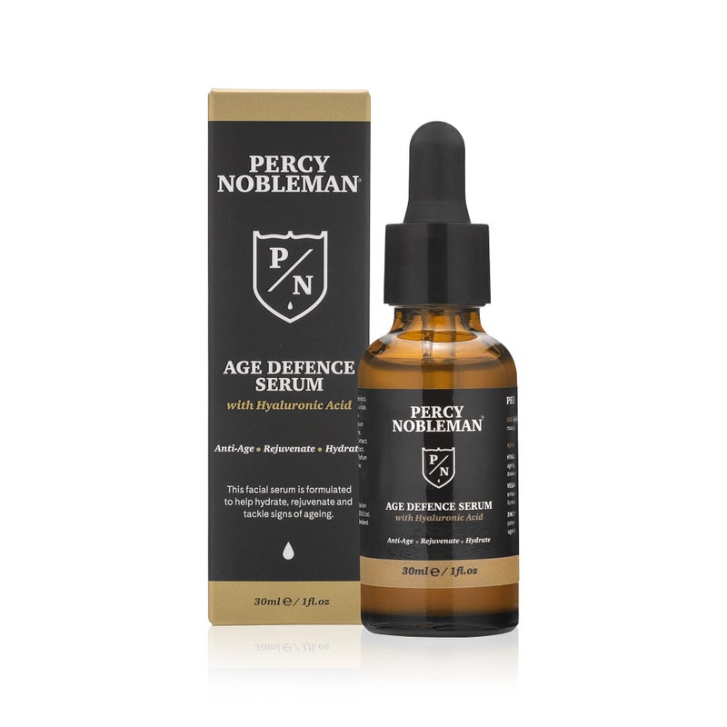 Percy Nobleman Percy Nobleman Age Defence Serum with Hyaluronic Acid a face serum with a vitaminrich formula to help tackle signs of ageing 30ml