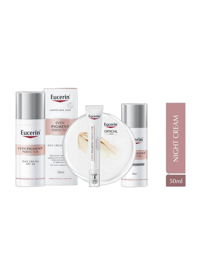Eucerin Bright Eyes & Even Skin Set – Even Pigment Perfector Night Cream 50ml, Day Cream 50ml & Eye Corrector Cream – Targeted Spot Reduction & Dark Circle Correction for Radiant Skin  - Image 1