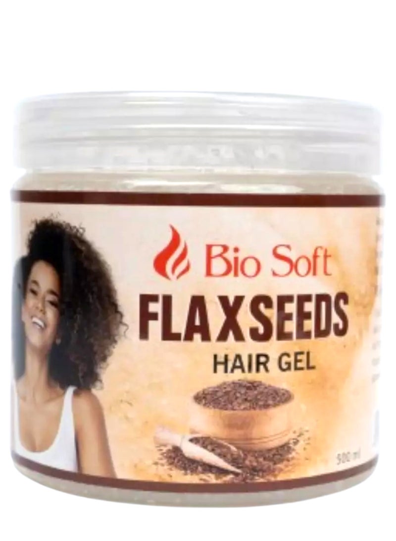 بيو سوفت جل الشعر بخلاصة بذور الكتان ٥٠٠ مل - Image 1