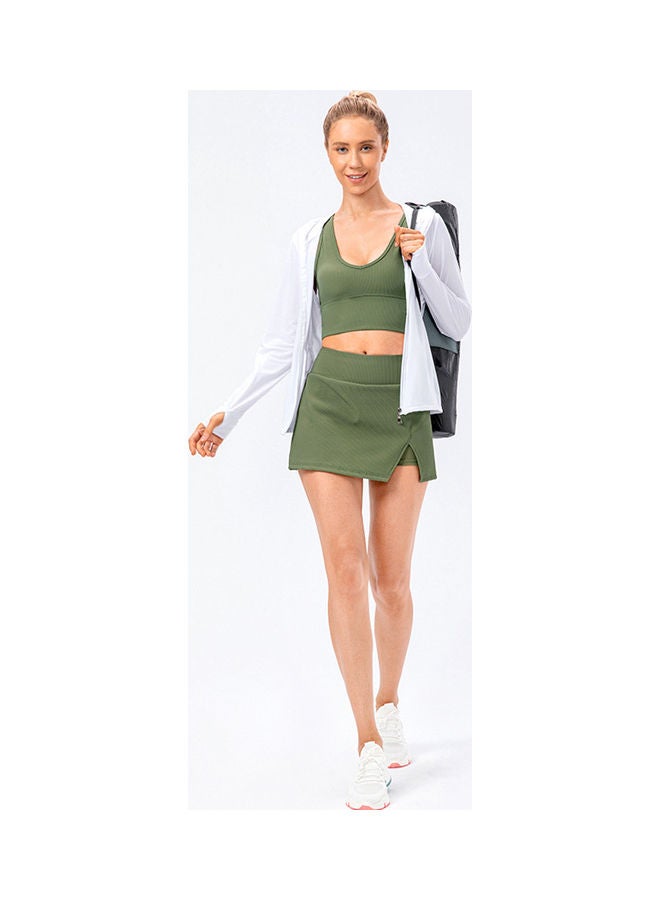 NIBEMINENT Women Sports Tennis Skirt with Inner Shorts Pockets S 26.00 X 1.00 21.00cm  - Image 2