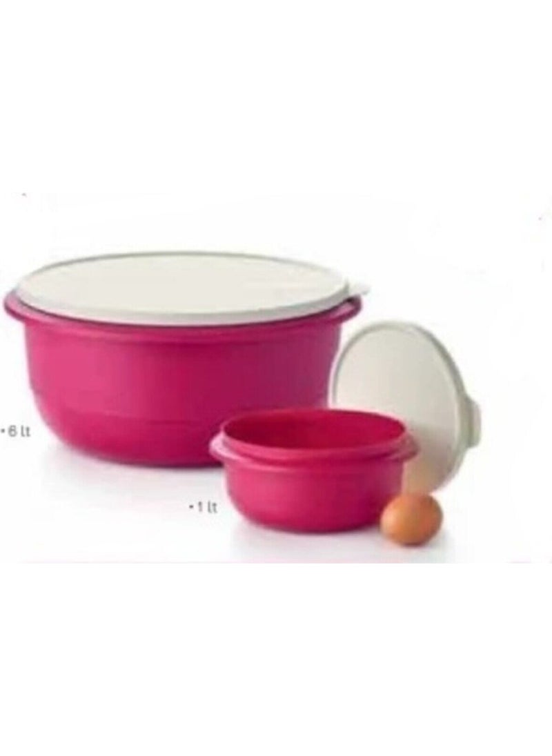 Tupperware Miksim Set 2 Dough Fermentation Storage Container 