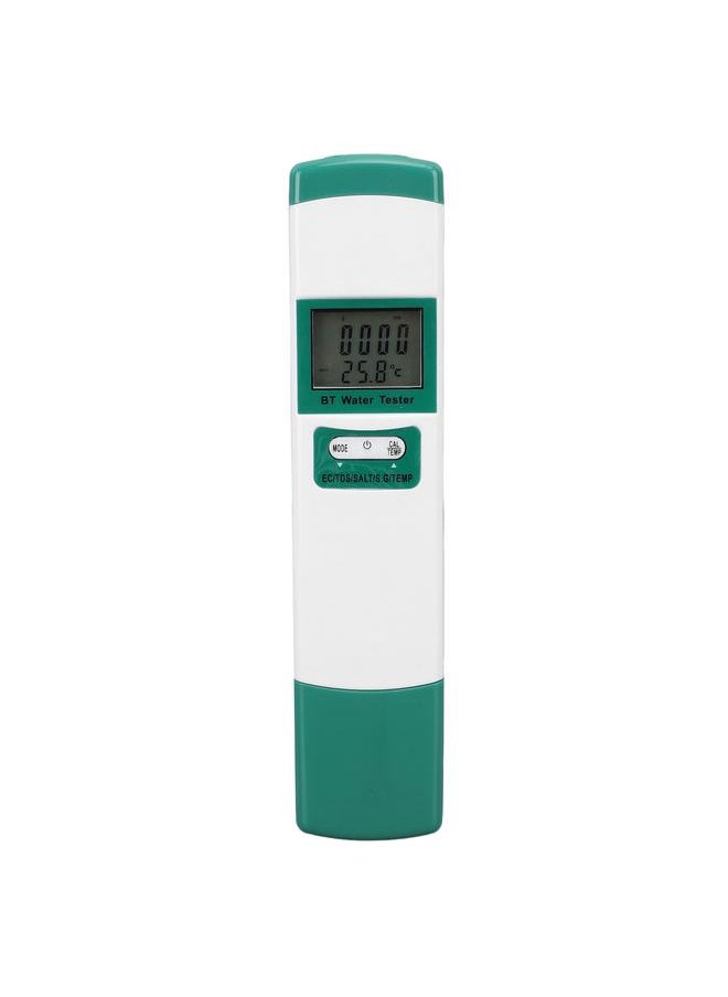 Thoraya Bluetooth 5 in 1 Digital Water Quality Tester EC TDS SALT SG TEMP High Accuracy Portable Water Quality Testing Pen with Backlight  - Image 1