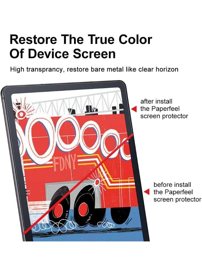 2Packs Paper Feel Screen Protector for iPad Mini 7 2024 (A17 Pro) & iPad Mini 6th 8.3 Inch, Feel Like Write and Draw on Paper,Matte Finish Detachable Anti-Glare Film,Reusable, Removable - Image 3