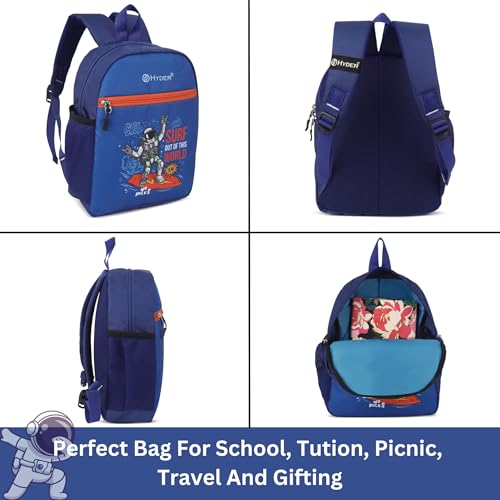 HYDER Kids 10L Cartoon Printed Best Stylish Lightweight Spacious Waterproof Casual/Picnic/School Bag/Backpack for Children Boys And Girls (Astronaut) - Image 2