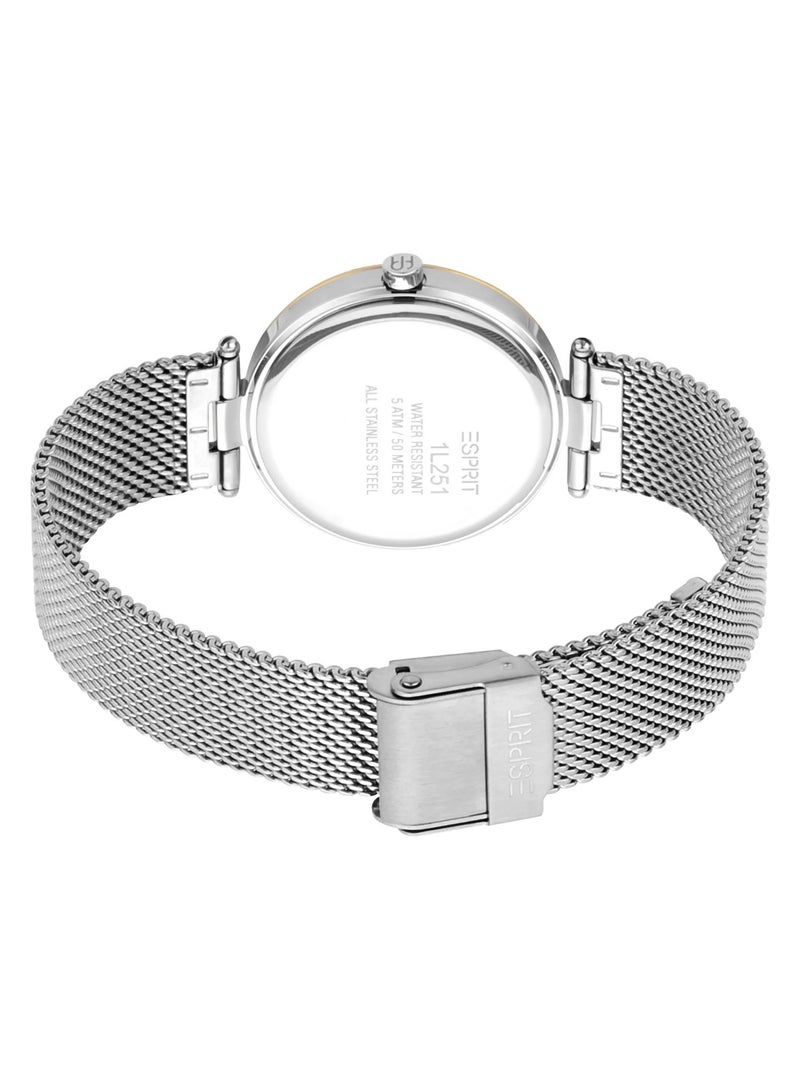 Esprit Stainless Steel Analog Women's Watch With Stainless Steel Silver Band ES1L251M0075 - Image 3