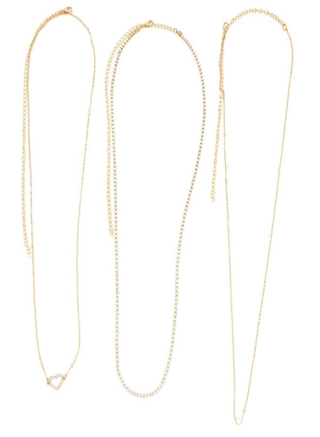Fabme Women's Waist Chain - Heart shaped, Stylish Saree Gold Plated Belly Chain - 3 Layer Body Hip Chain for the Waist Ladies Sexy Bikini Jewelry (26-42 In) - Image 5