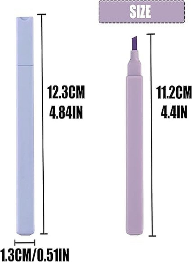 ADOERE مجموعة أقلام تظليل من أدويري، 6 قطع، أقلام تظليل بألوان الباستيل برأس ناعم مشطوف، مثالية للكتاب المقدس، وتدوين الملاحظات في المذكرات، واللوازم المدرسية والمكتبية. - Image 3