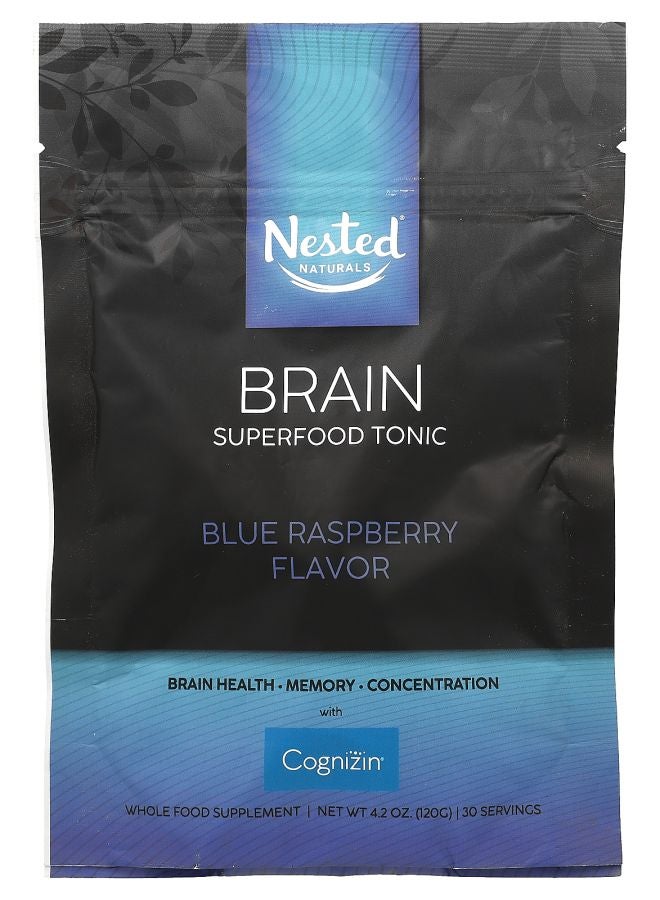 Brain Superfood Tonic Blue Raspberry 4.2 oz (120 g)