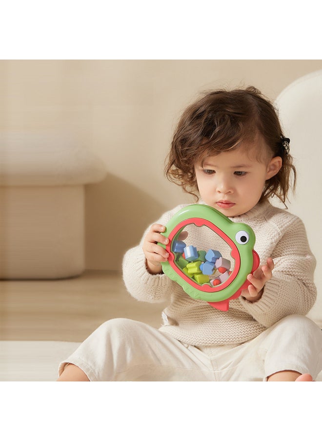 Generic Baby Teeth Storage Box Baby Fairy Hair Collection Box Children's Teeth Changing Storage Commemorative Collection Box Wooden-Color:Small Dinosaur Color-shallow Core Powder  - Image 4