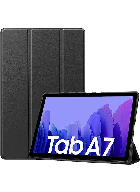 Galaxy Tab A7 10.4 Case 2020 T500 T503 T505 T507, Slim Light Cover Trifold Stand Hard Shell Folio Smart Case For 10.4 Inch Galaxy Tab A7 2020 Tablet -Black