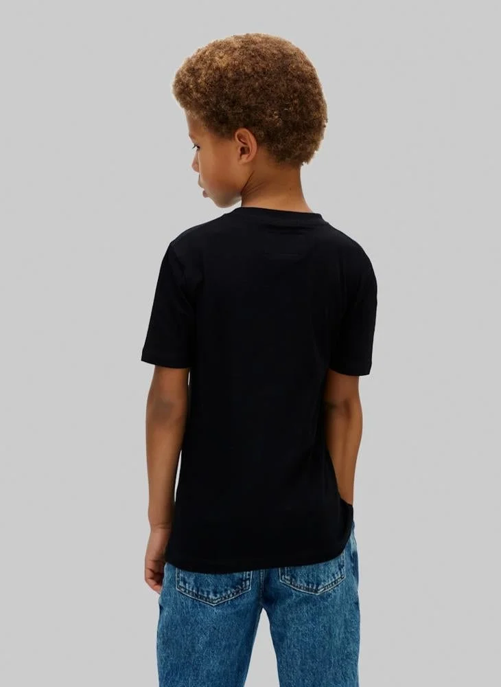 Calvin Klein Jeans Youth Stacked Logo Short-Sleeve T-Shirt