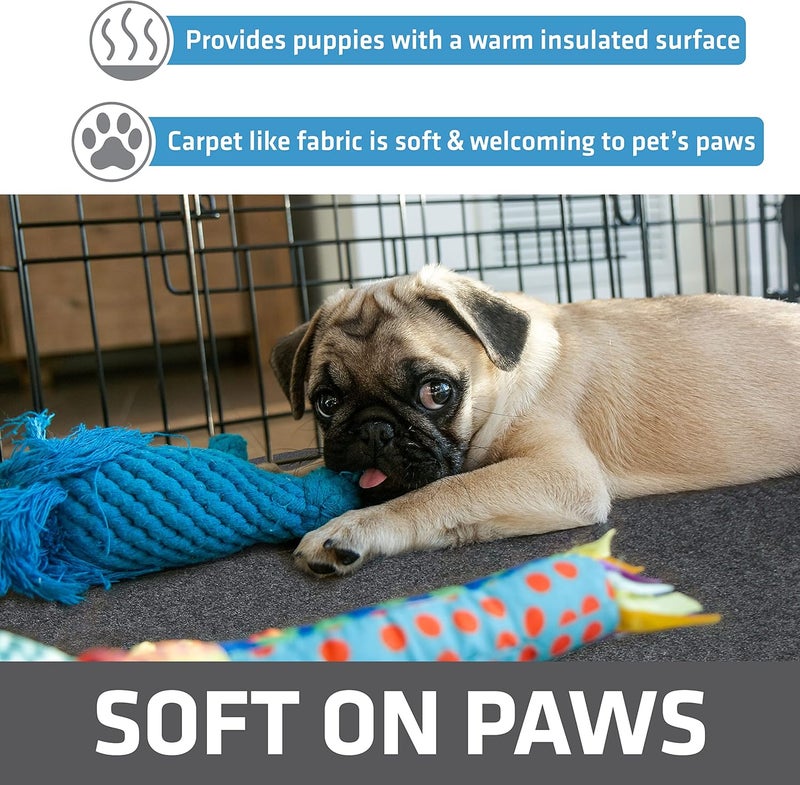 Dry Mate 2-Pack Jumbo Dog Playpen Mat (60x74), Absorbent, Waterproof, Slip-Resistant, Machine Washable, Reusable Puppy Pad for Training, Whelping, Housebreaking, Incontinence, Crate, Kennel (USA Made) - Image 5