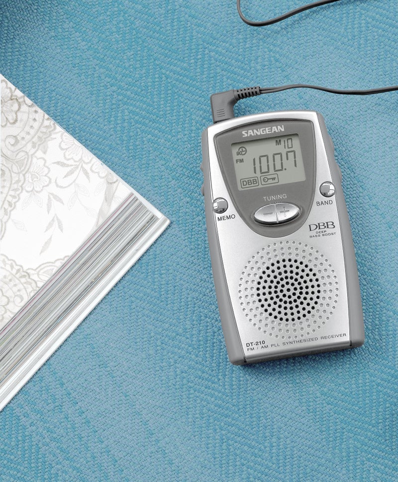 SANGEAN راديو جيب Sangean DT-210 FM-Stereo/AM بتقنية التوليف المتزامن PLL - Image 2