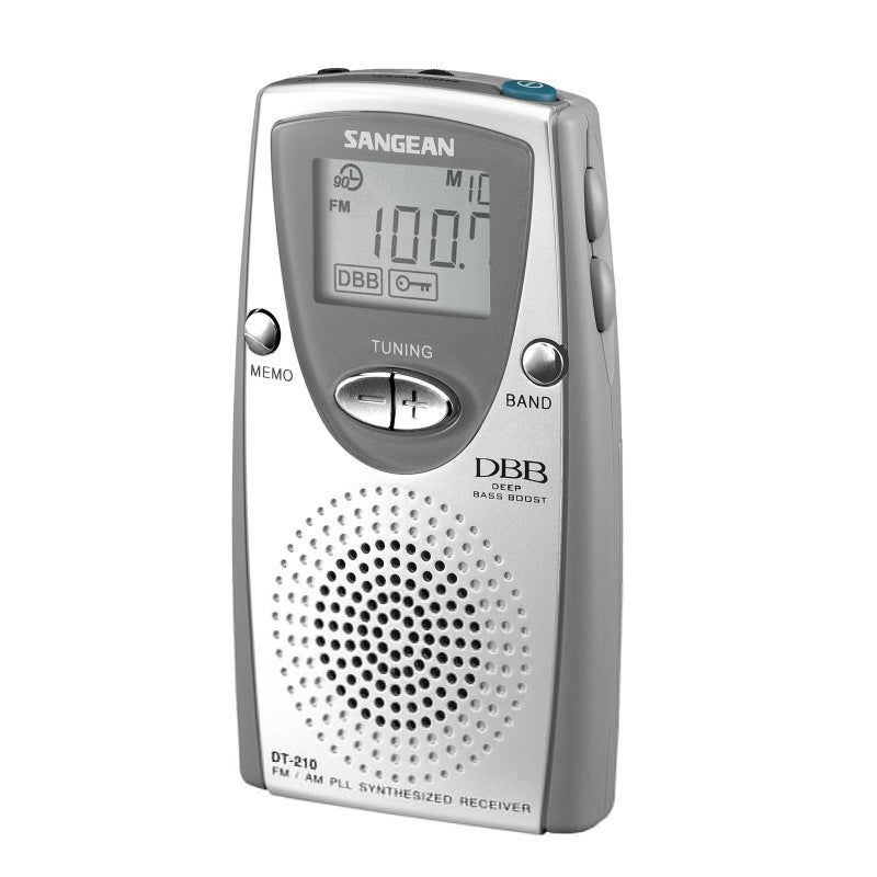 SANGEAN راديو جيب Sangean DT-210 FM-Stereo/AM بتقنية التوليف المتزامن PLL - Image 1