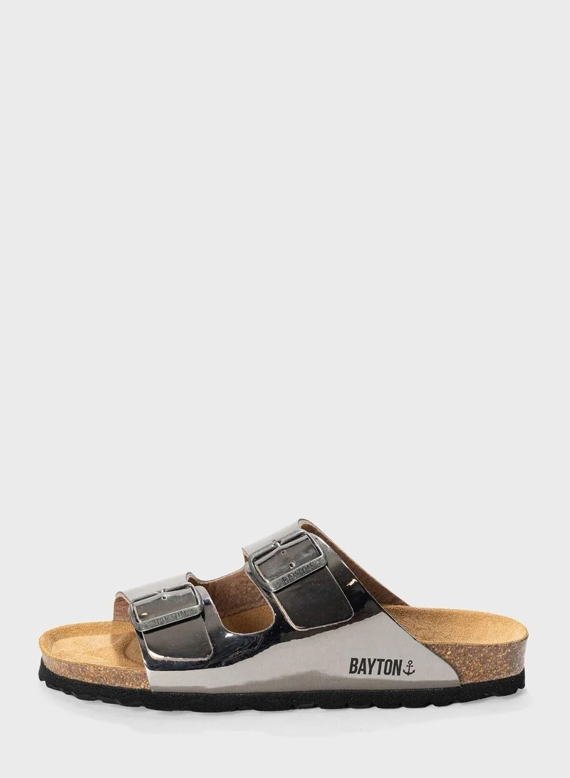 BAYTON Atlas Double Strap Flat Sandals