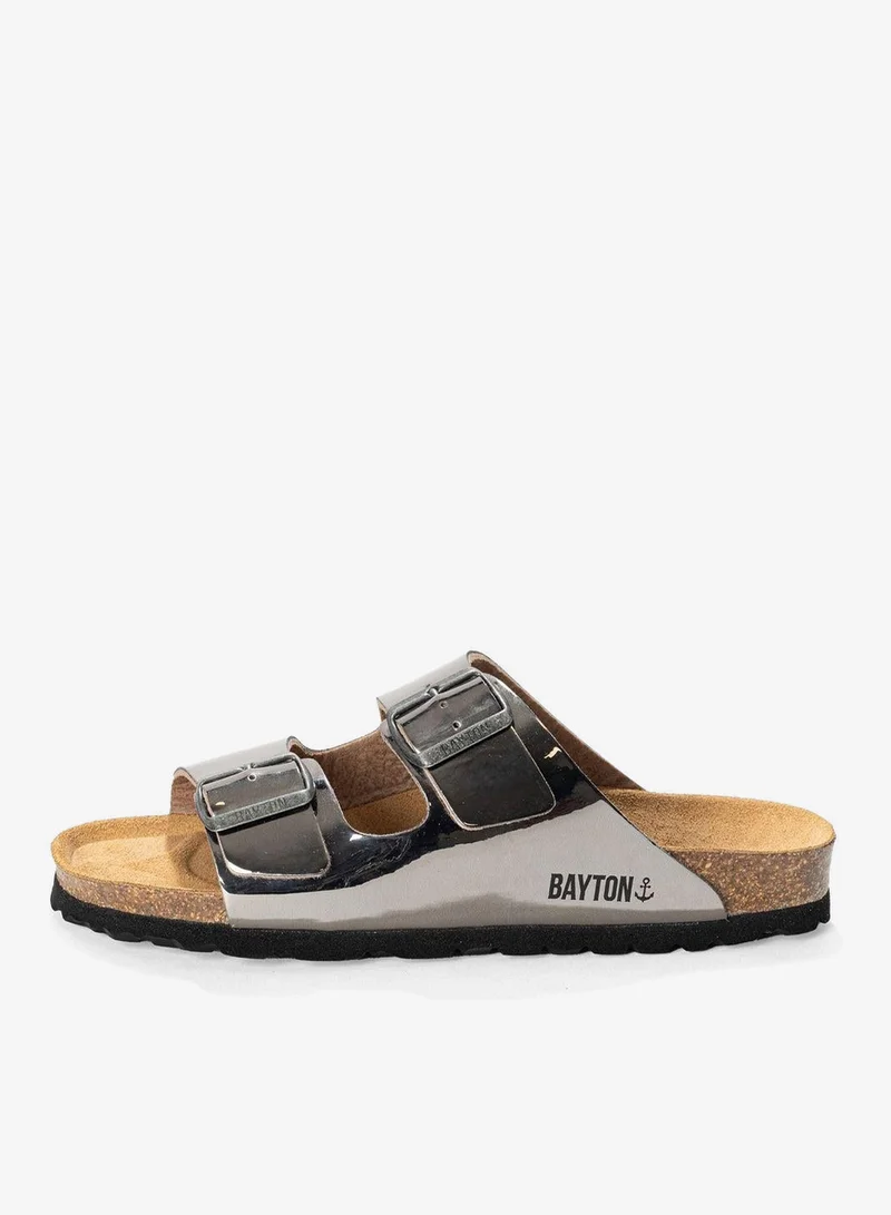 بيتون صندل مسطح بحزامين أطلس