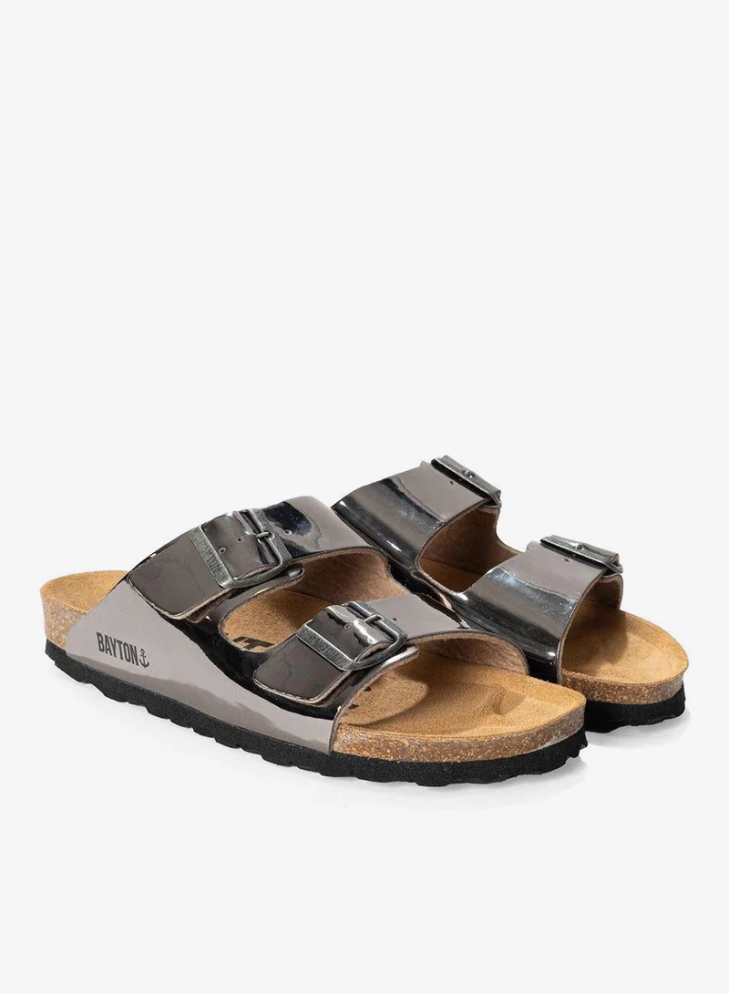 بيتون صندل مسطح بحزامين أطلس