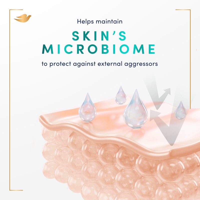 Dove Prebiotic Boost Hand Wash Gentle Detox 4 Count for Lasting Softness, with Marine Algae & Adaptogen, 12 oz - Image 4