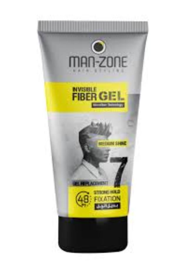 Man Zone Invisible Fiber Hair Gel Hold 7 - 175ML