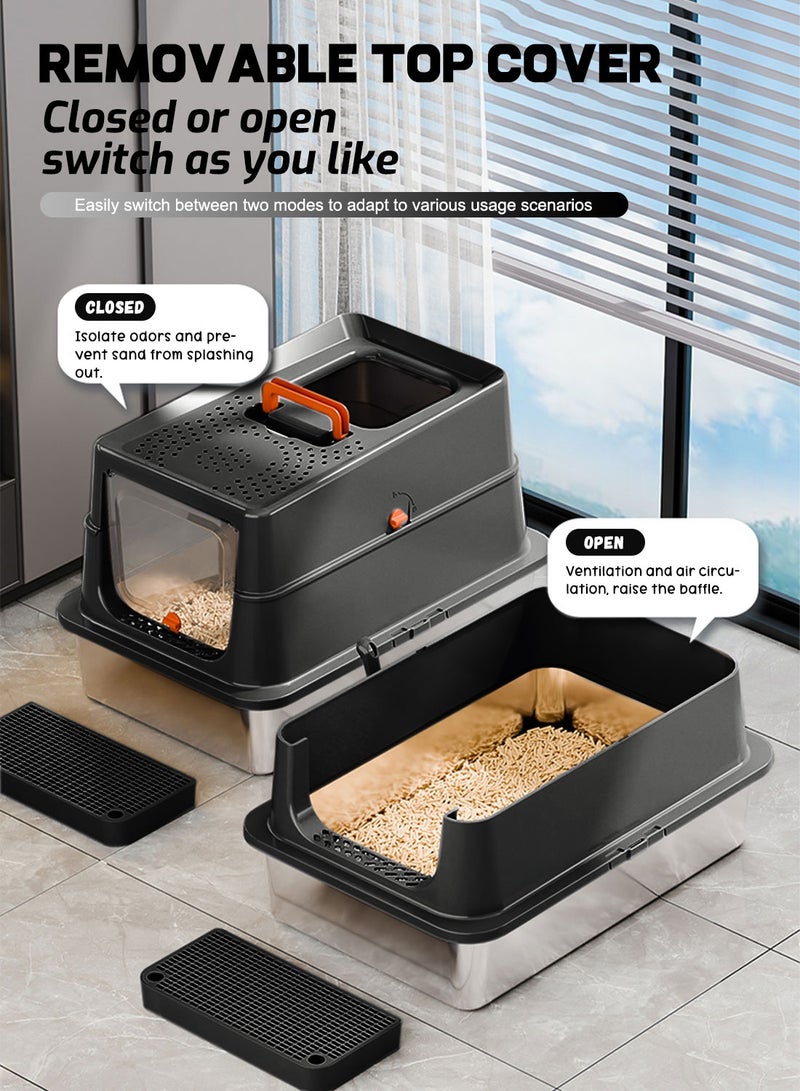 Kidle Stainless Steel Cat Litter Box - Image 5