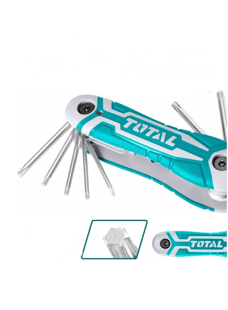 TOTAL 8 Pcs Torx Key Set THT1061846 - Image 1