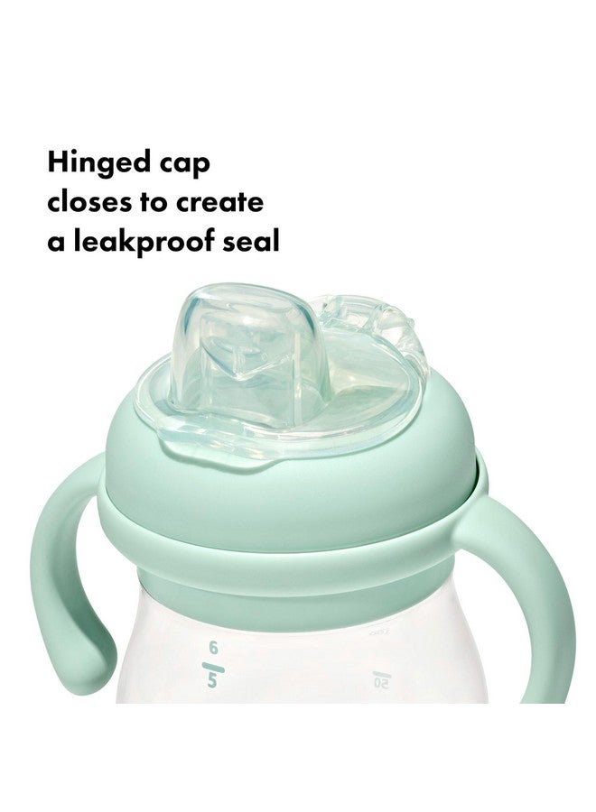 OXO Tot Transitions Soft Spout Sippy Cup with Removable Handles - 6 oz. - Opal - Image 4