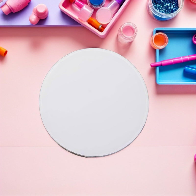 2 Pack 30cm Round Stretched Cotton Canvas Board With Wood Frame For Oil Acrylic Painting - Image 5