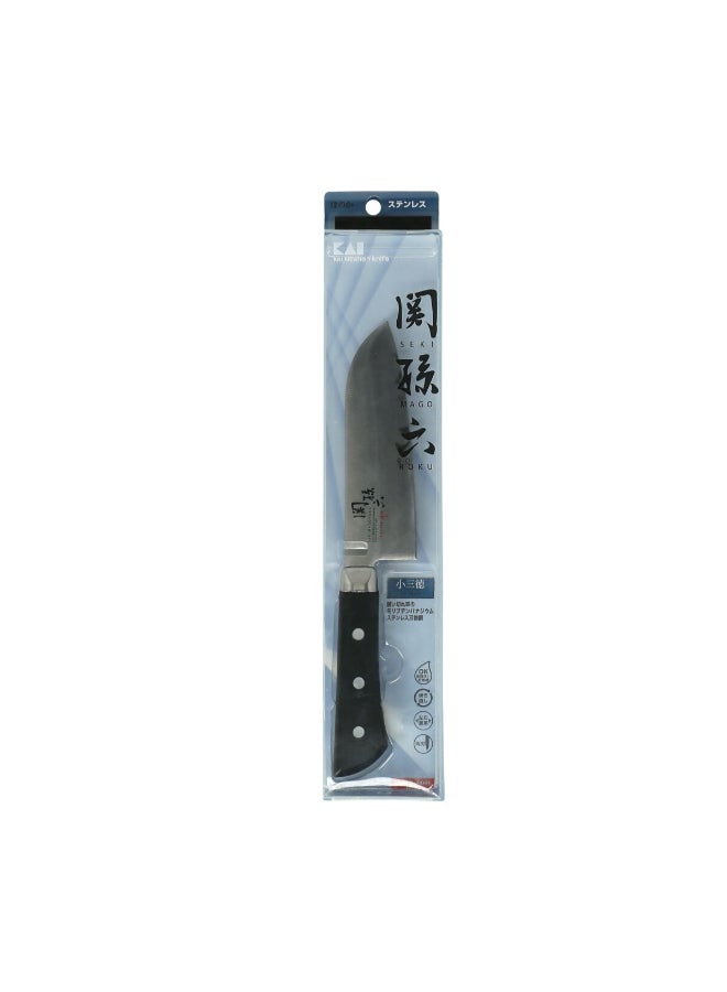 KAI Stainless Steel Ergonomic Handle Kitchen Knife Black and Silver 8 x 3 x 38 cm AB-5429 - Image 1