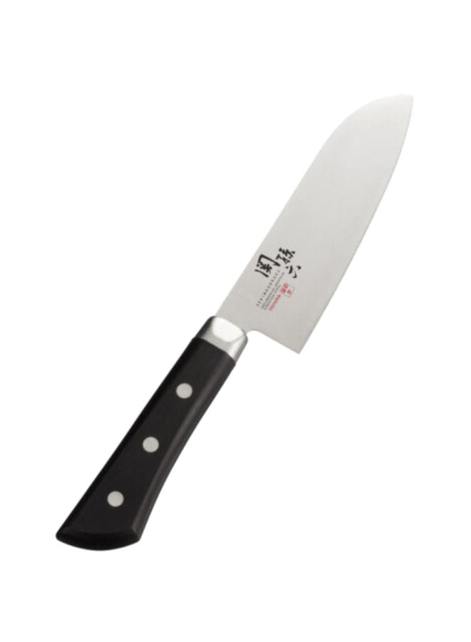 KAI Stainless Steel Ergonomic Handle Kitchen Knife Black and Silver 8 x 3 x 38 cm AB-5429 - Image 2