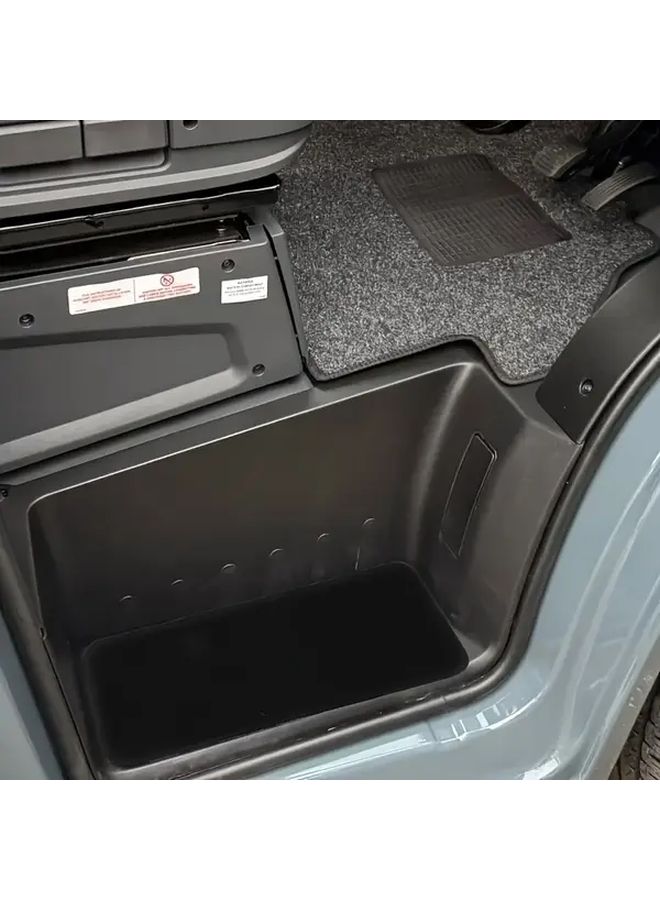 Car Floor Mats For Front Passenger Side With Sliding Door For Transporter T5 T6 T6 1 Black Carpet - Image 2
