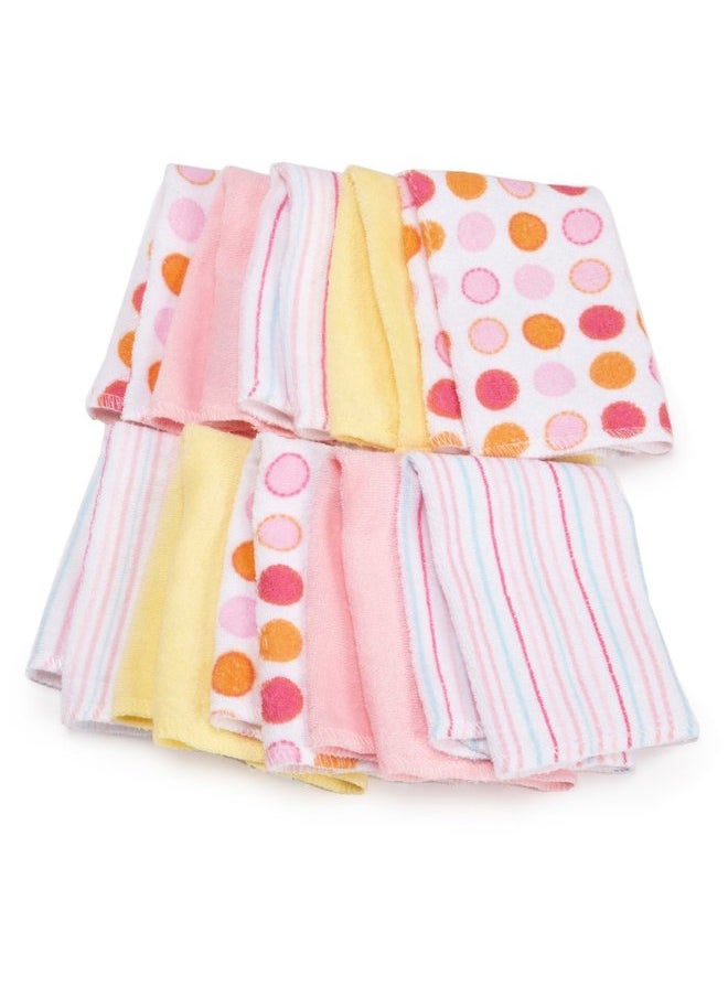 Spasilk Baby 10 Pack Soft Terry Bath Washcloth Wipes  - Image 5