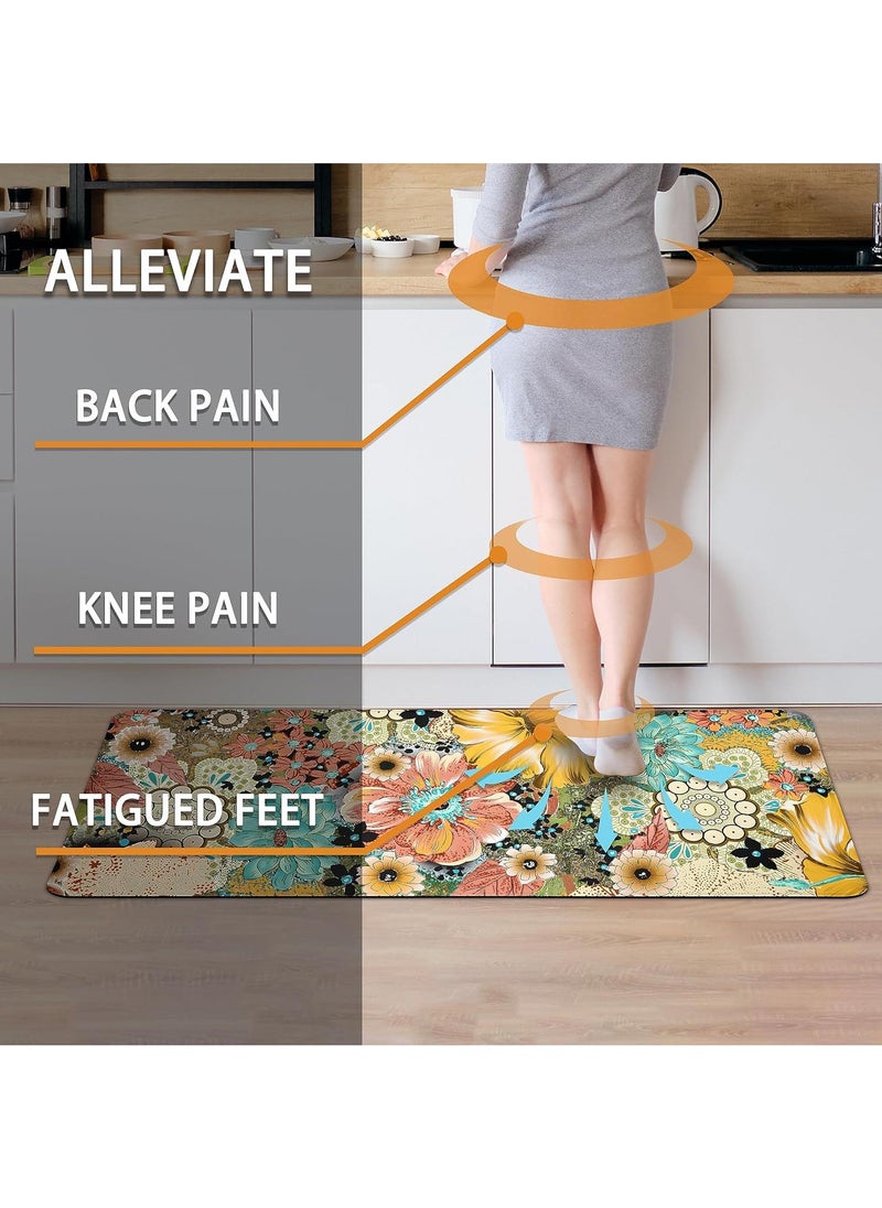 Bluejw 40*60+40*150cm Color Non Slip Soft And Comfortable Decorative Floor Mat 2 Piece  - Image 5