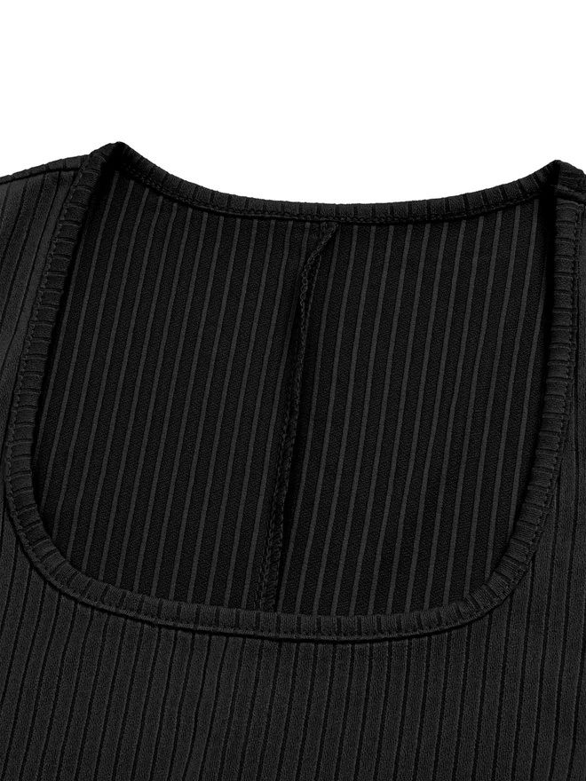 Take Two Black Textured Bodycon Maxi Dress