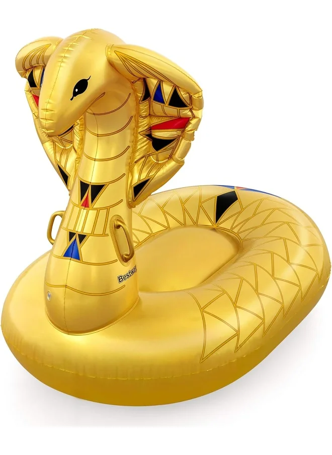 بست واي Golden Cobra Island Ride-On Pool Float 180cm