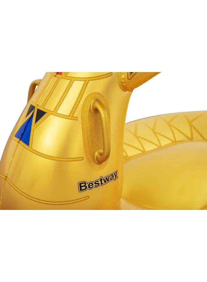 Bestway Golden Cobra Island Ride-On Pool Float 180cm 180cm