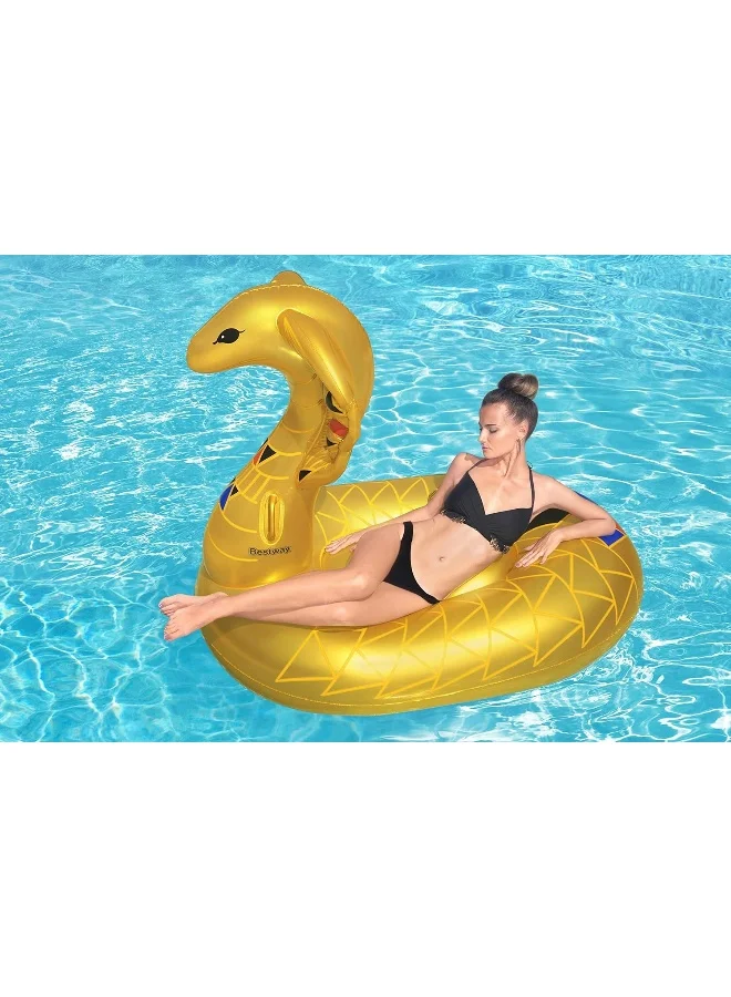 Bestway Golden Cobra Island Ride-On Pool Float 180cm 180cm