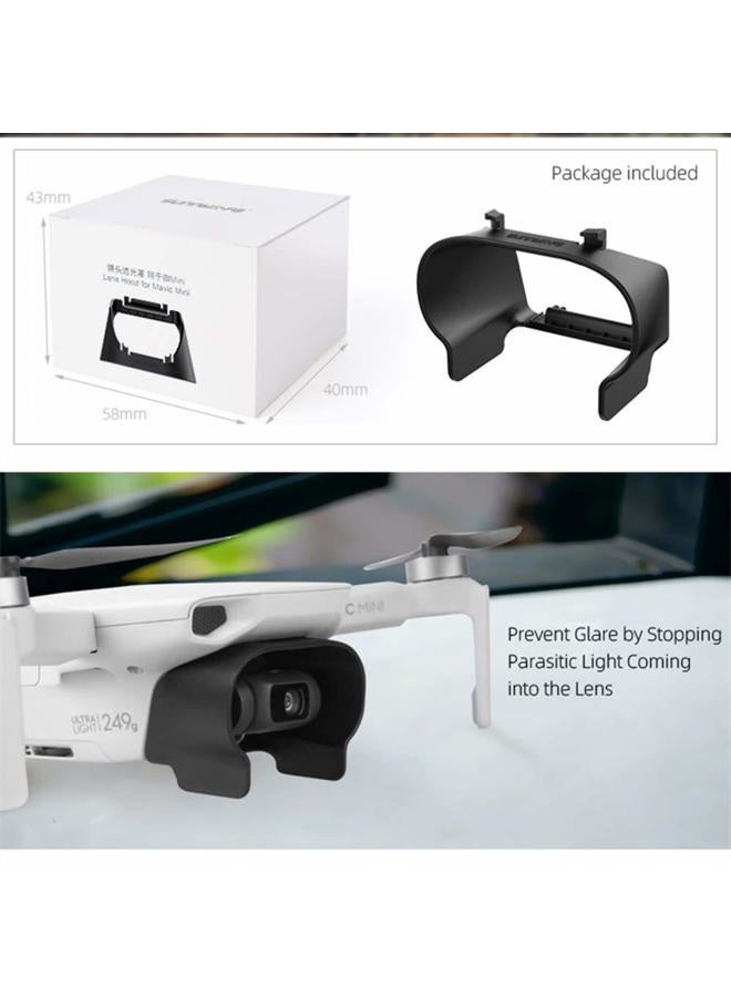 Xmipbs Mavic Mini Accessories Gimbal Camera Protector Hood,Lens Cover Guard for DJI Mavic Mini, Mini 2 Camera - Image 2