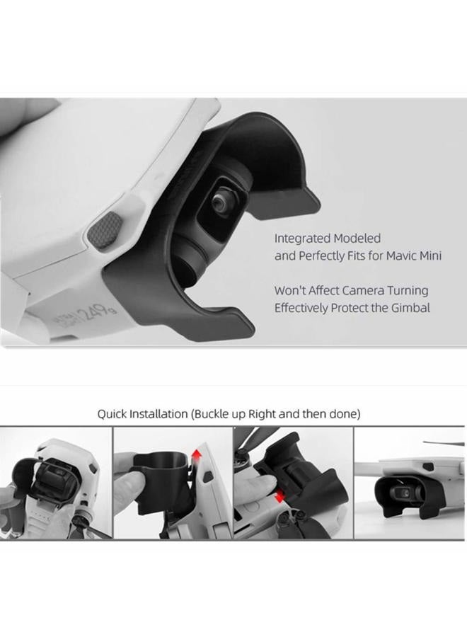 Xmipbs Mavic Mini Accessories Gimbal Camera Protector Hood,Lens Cover Guard for DJI Mavic Mini, Mini 2 Camera - Image 5