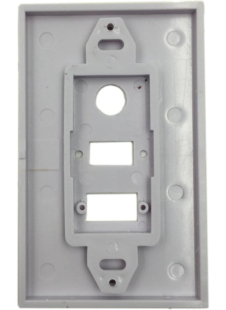 CERRXIAN CERRXIAN HDMI VGA 35mm Audio Video Stereo Pass Through Component Composite Wall Face Plate Panel White  - Image 4