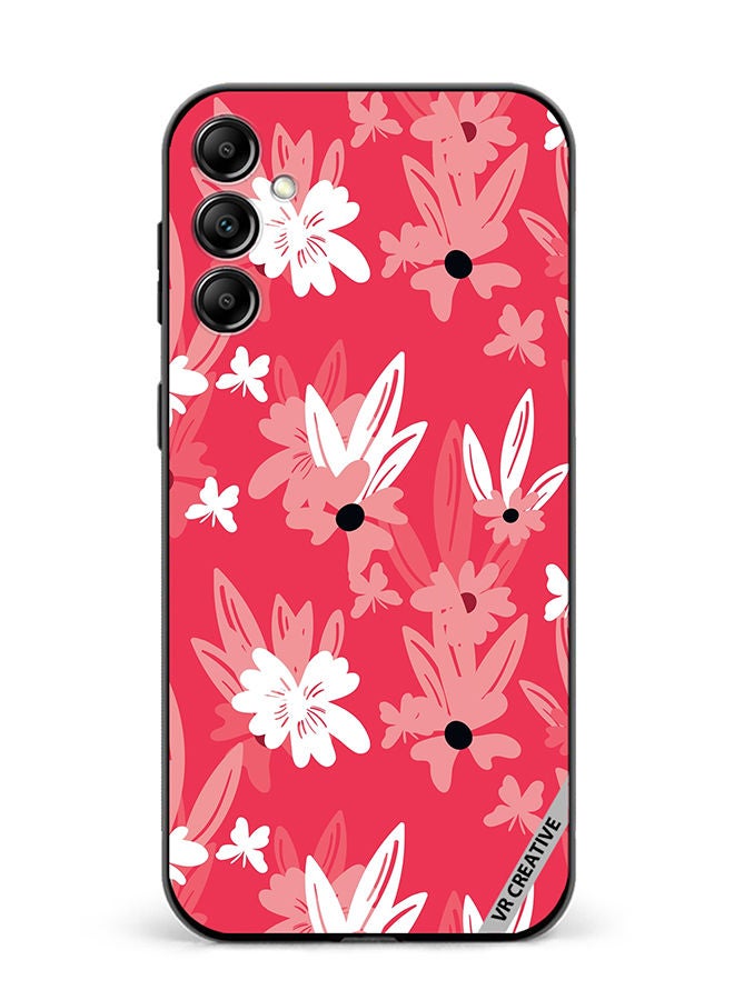 VR CREATIVE Protective Case Cover For Samsung Galaxy M14 Floral Pattern Based On Traditional Folk Art Ornaments Design Multicolour - Image 1