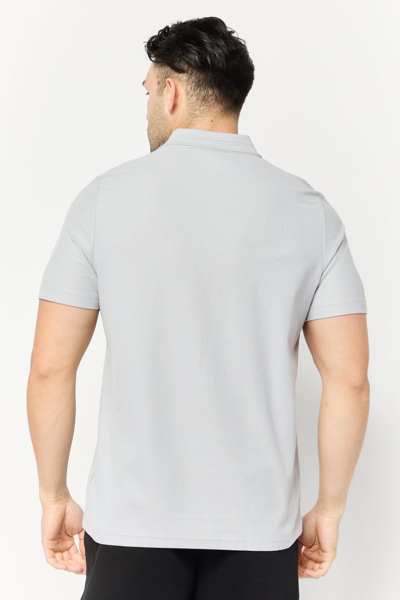 PUMA Puma x Mercedes AMG Men Sportswear Fit Short Sleeves Outdoor Polo Shirt, Grey - Image 4