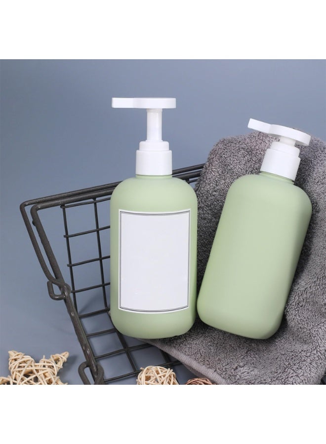 4PCS,Travel Shampoo and Conditioner Bottles,Squeeze Bottles with Flip Cap,Pump Dispenser Bottles,Refillable Containers for Lotion Leak Proof Travel Bottle (Color : Green) - Image 2