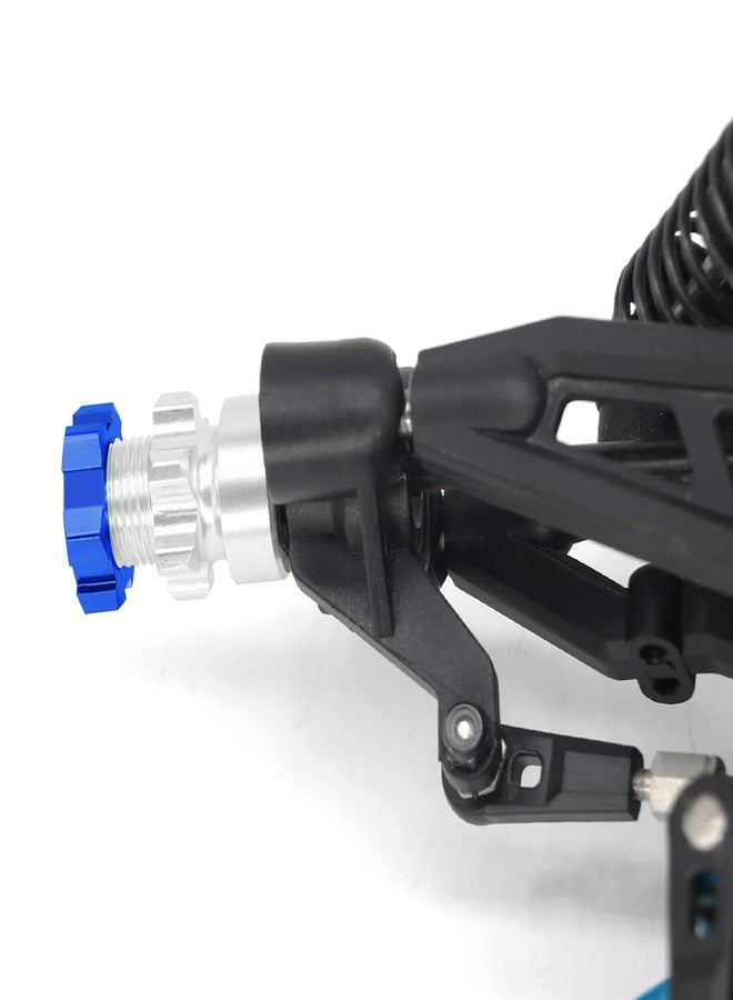 OGUNKE OGRC 12mm to 17mm Wheel Hex Adapter Aluminum Hub Extension Conversion Nuts for 1/10 RC Racing Tires (Blue) - Image 3