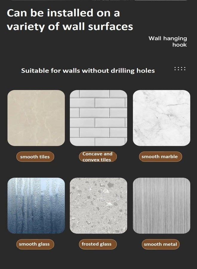 Zebroc Punch-Free Hooks for Hanging Coats and Hats/Cloth-Towel Hanger/Hooks Behind The Door Hanger/Bathroom Accessories/Strong Adhesive Kitchen Hooks (Single Hook Style, 2) - Image 2