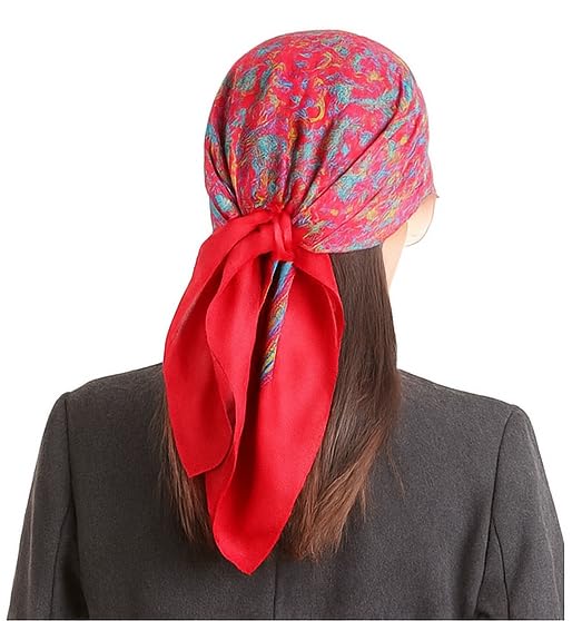 CHACKO Women’s Wool Winter Scarf | Soft & Warm Woolen Muffler | Stylish Cold Weather Wrap for Women | Pack of 1_Maroon - Image 2