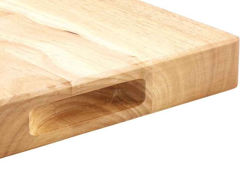 Winco WCB-1218 Wooden Cutting Board, 12-Inch x 18-Inch x 1.75-Inch, Tan, 12 X 18 - Image 2