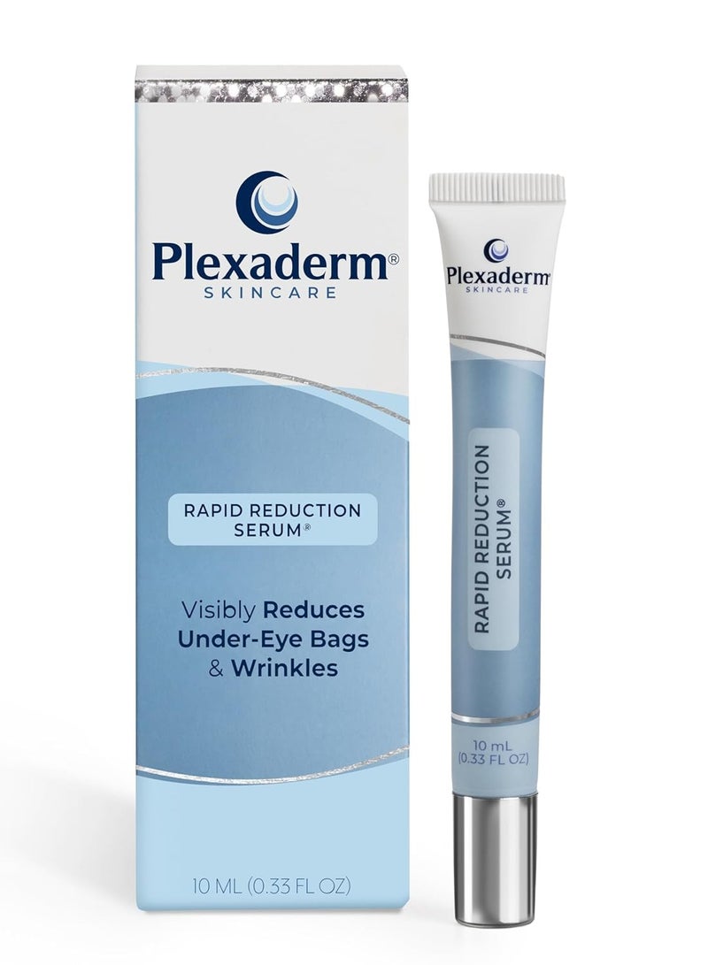Plexaderm Rapid Reduction Eye Serum - Visibly Reduces Under-Eye Bags, Wrinkles, Dark Circles, Fine Lines & Crow's Feet Instantly, Anti Aging Wrinkle Remover for Face, Full Size Tube - Image 1