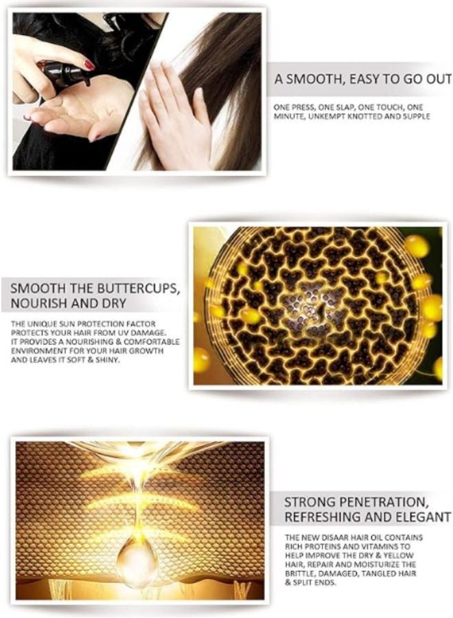 ديسار زيت أساسي للشعر، زيت البصل المرطب للعناية بالشعر، مرطب خفيف للحياة اليومية - Image 3