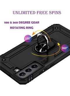 XnYao Magnetic Case For Iphone 16 Pro Max 6.9-Inch With Ring Holder Bracket,Compatible With Magsafe, Wear-Resistant And Anti-Fall Multifunctional Rotating Car Mount Phone Cover  - Image 3