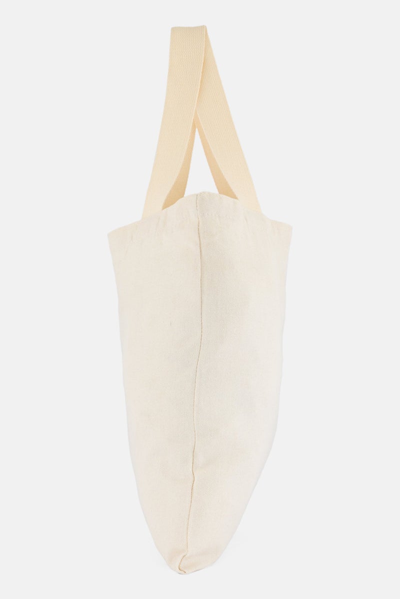 Muy Mucho Women Graphic Print Tote Bag, Beige - Image 2